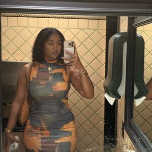 Multicolor Sleeveless Dress